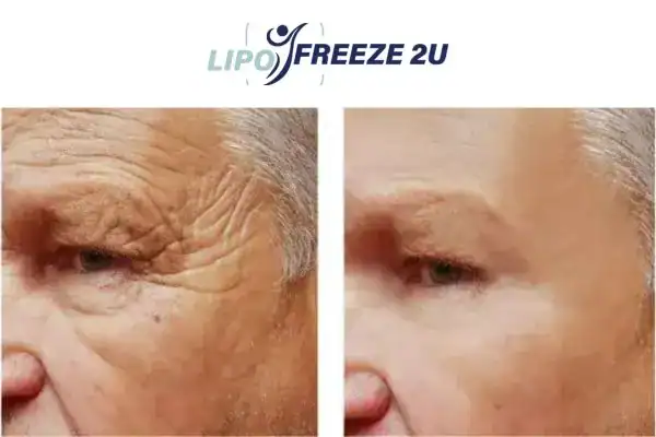 Mens before and after Morpheus 8 Surbiton results.