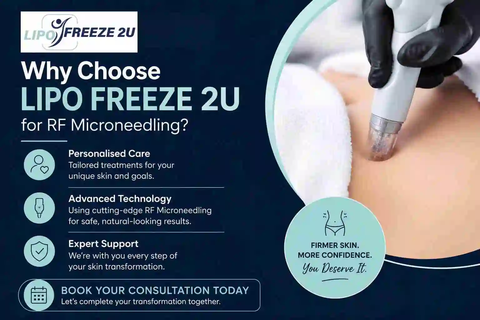 Why Choose LIPO FREEZE 2U for RF Microneedling Surbiton?