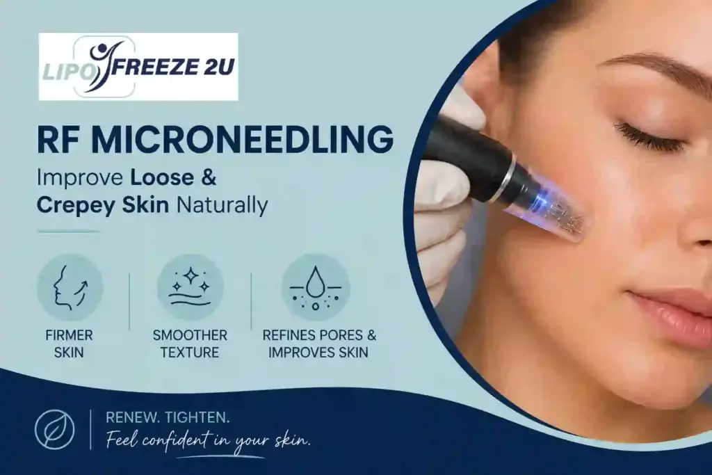 Can RF Microneedling Help Improve Loose and Crepey Skin Surbiton?